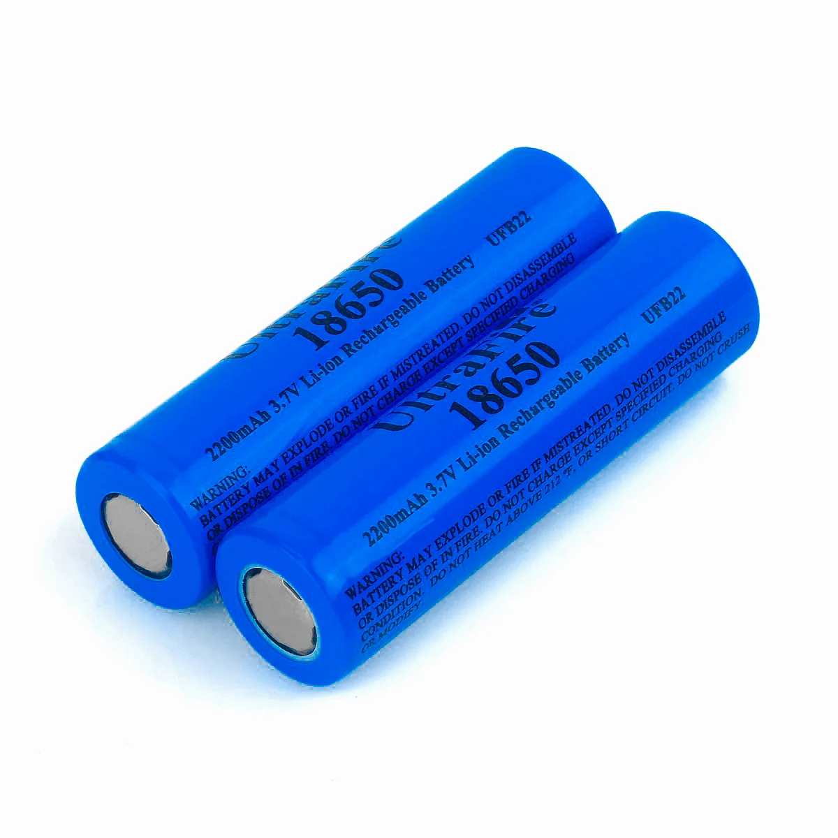 18650 2200mAh 3.7V Rechargeable Batteries (2/4-Pack)