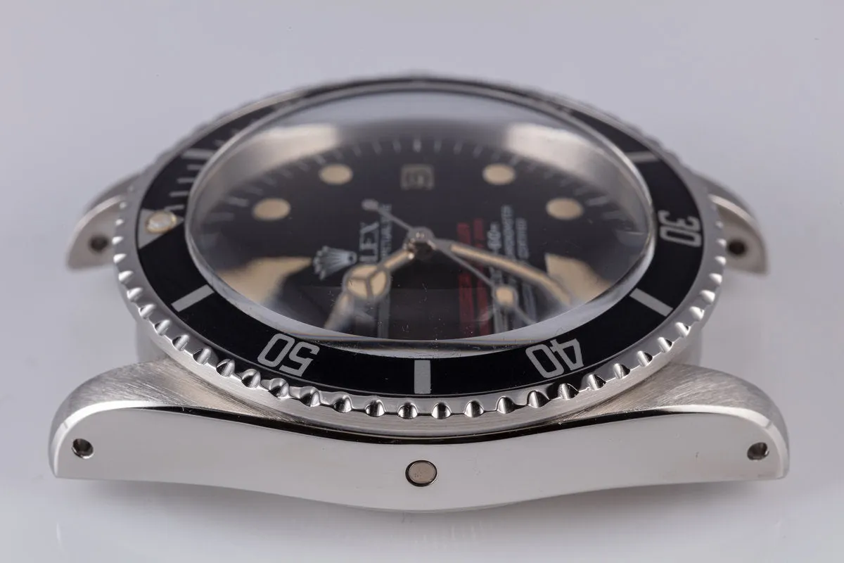 1972 Vintage Rolex Double Red Sea-Dweller 1665 Mark IV Dial