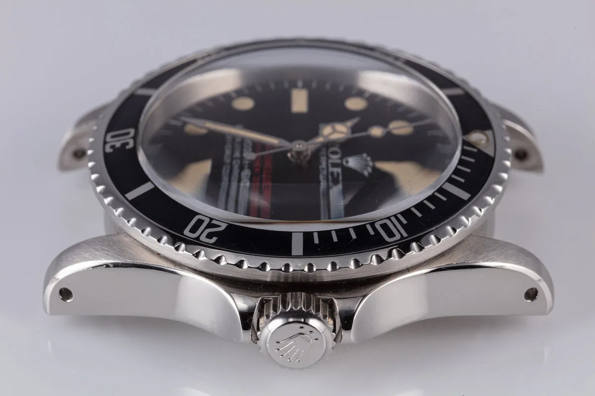 1972 Vintage Rolex Double Red Sea-Dweller 1665 Mark IV Dial