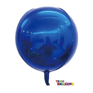 22" Round 4D Balloon - Royal Blue