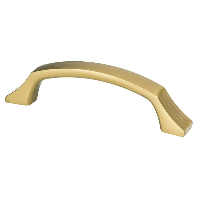 4.44" Contemporary Arch in Modern Brushed Gold from Epoch Edge Collection