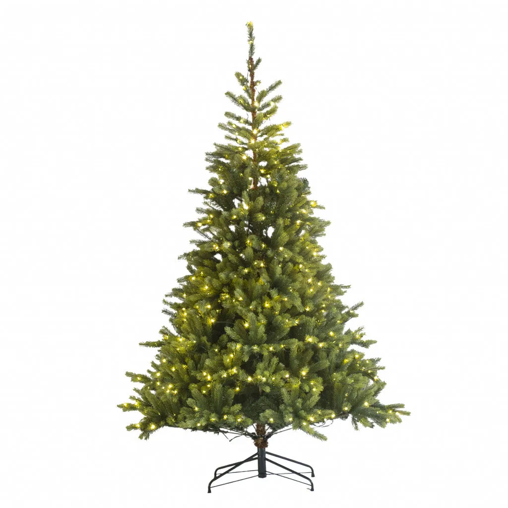 8ft Prelit Elite Edition Scandi Real-Feel Artificial Christmas Tree - 2.4m