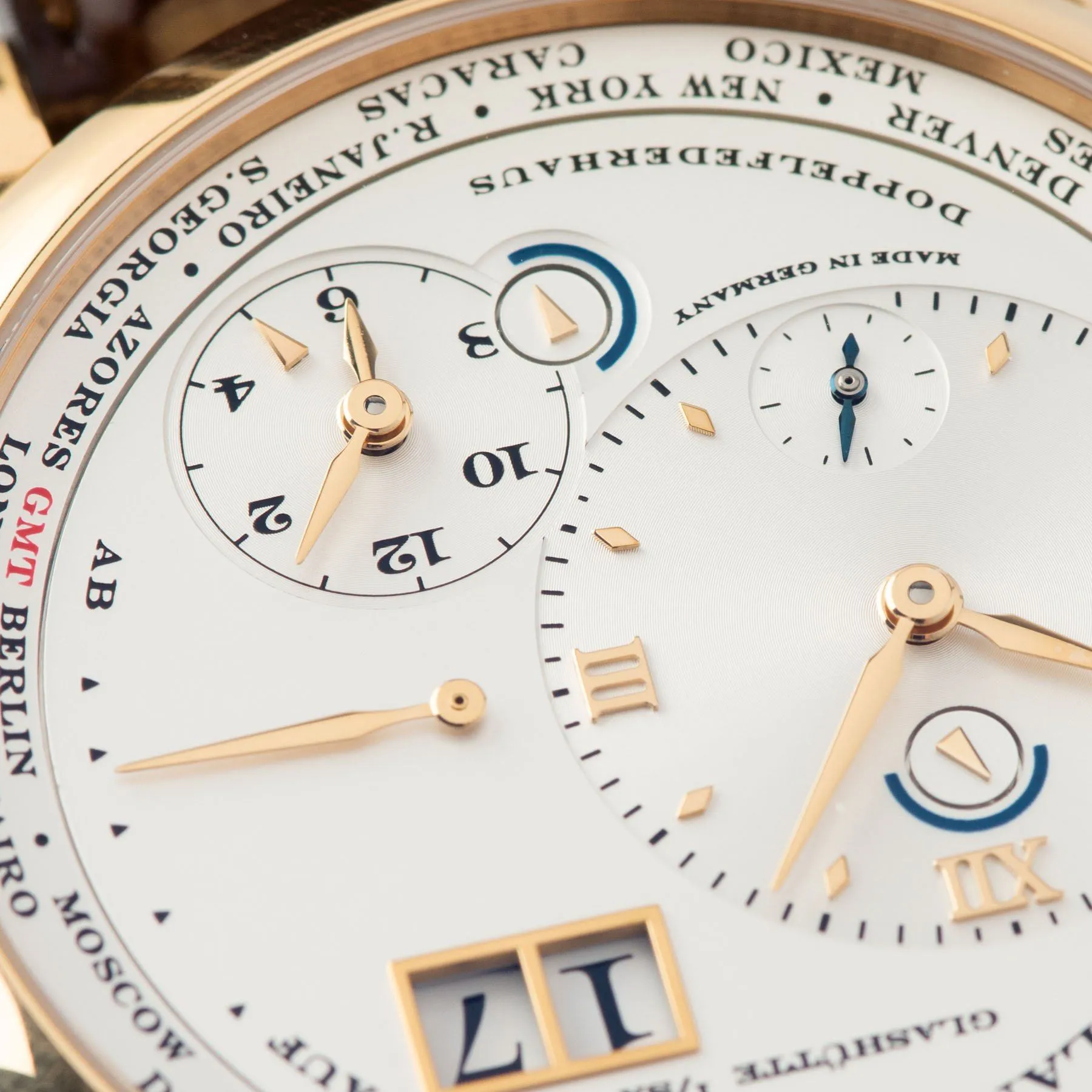 A. Lange & Söhne Lange 1 Time Zone Pink Gold