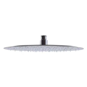 ALFI RAIN128-BSS 12" Oval Brushed Stainless Steel Ultra Thin Rain Shower Head