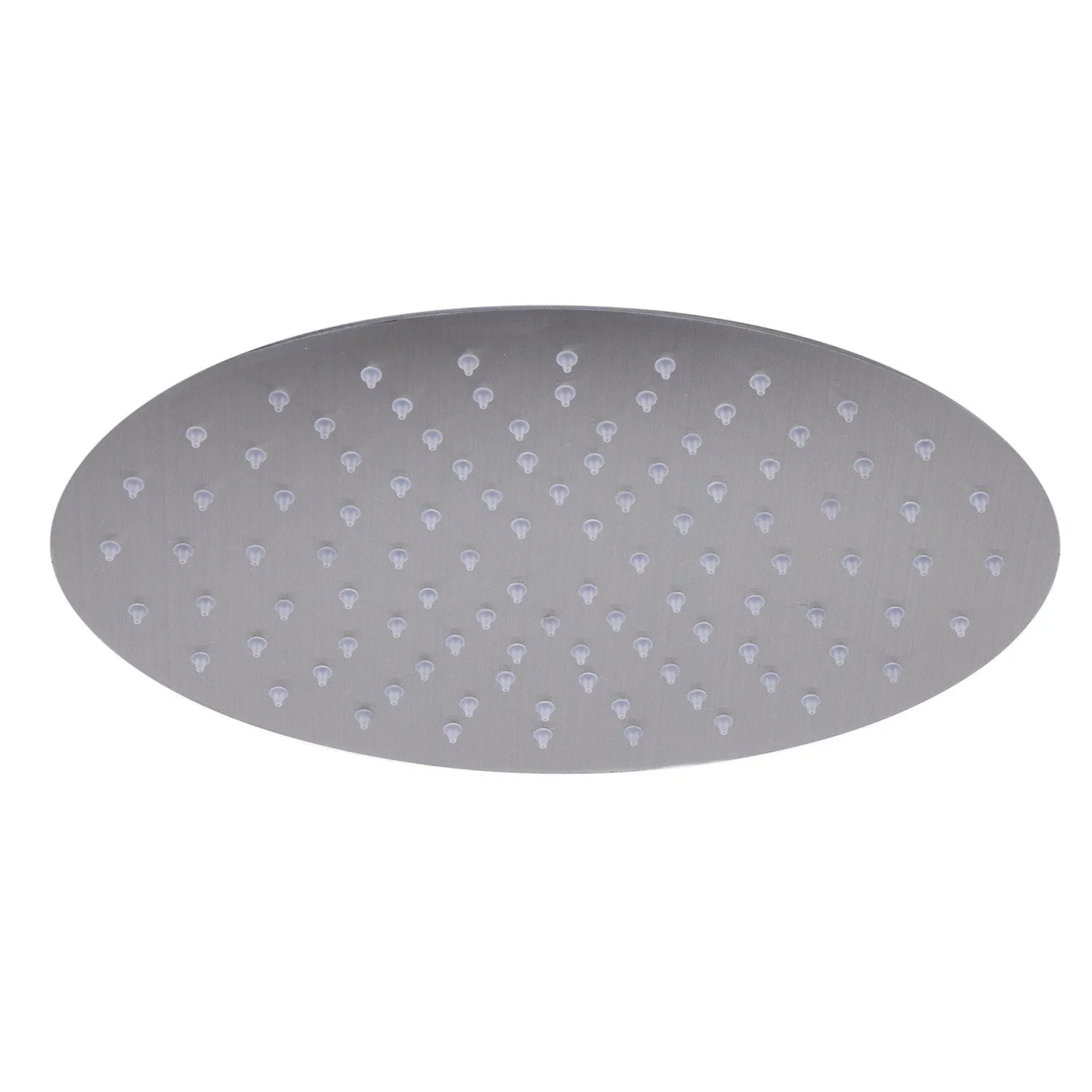 ALFI RAIN128-BSS 12" Oval Brushed Stainless Steel Ultra Thin Rain Shower Head