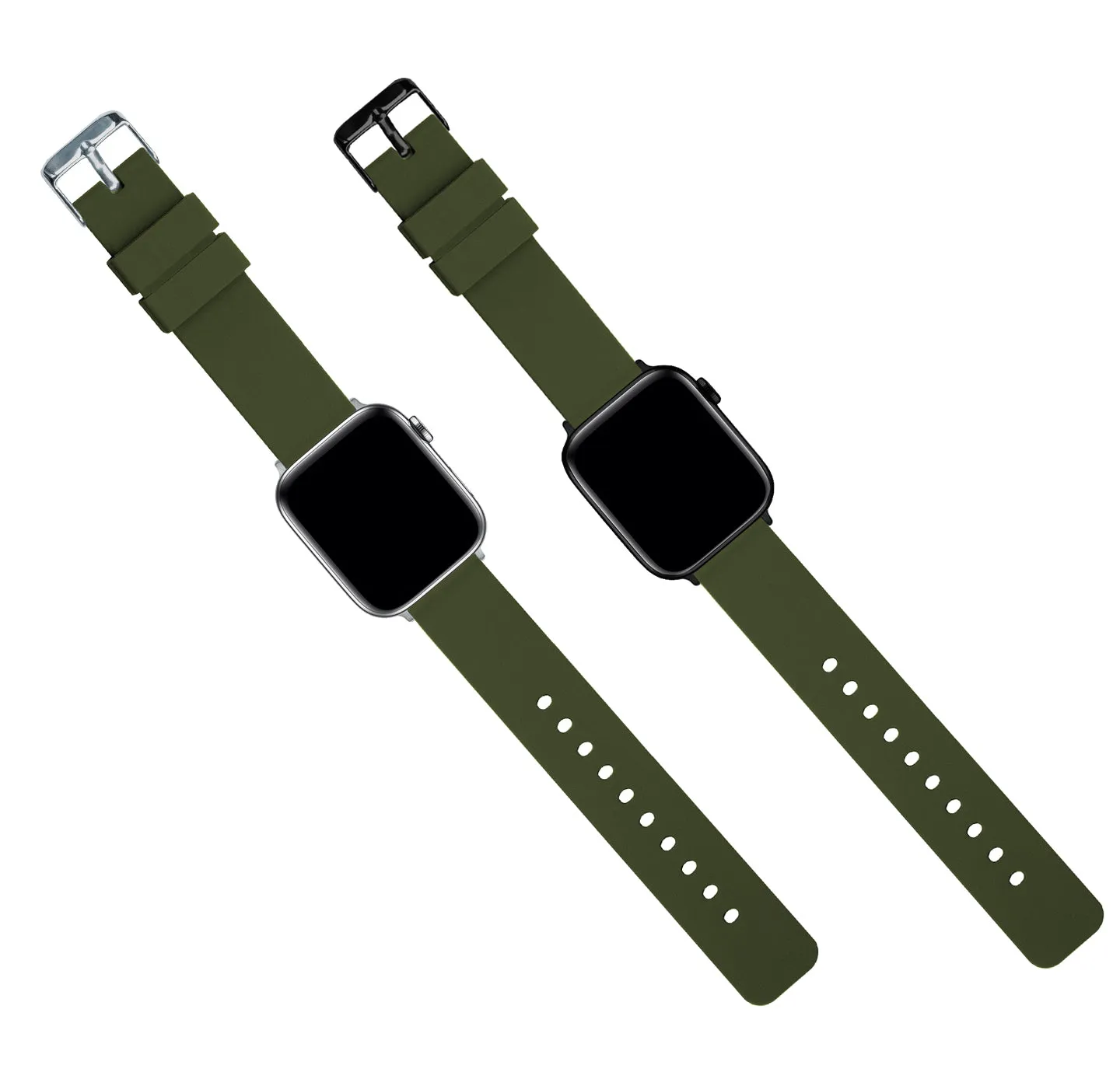 Apple Silicone Army Watch Band