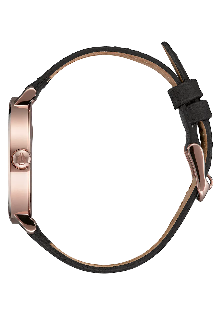 Arrow Leather - Rose Gold / White / Black