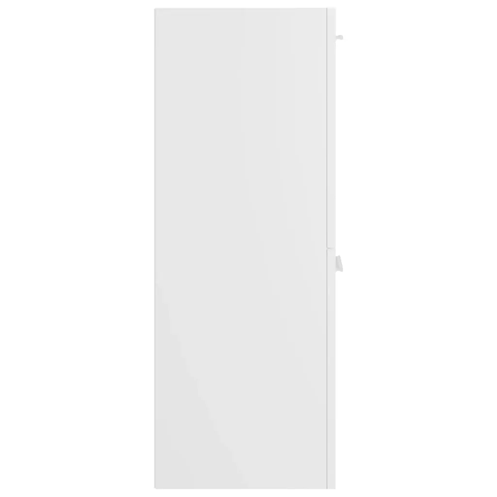 Bathroom Cabinet White 30x30x80 cm Engineered Wood