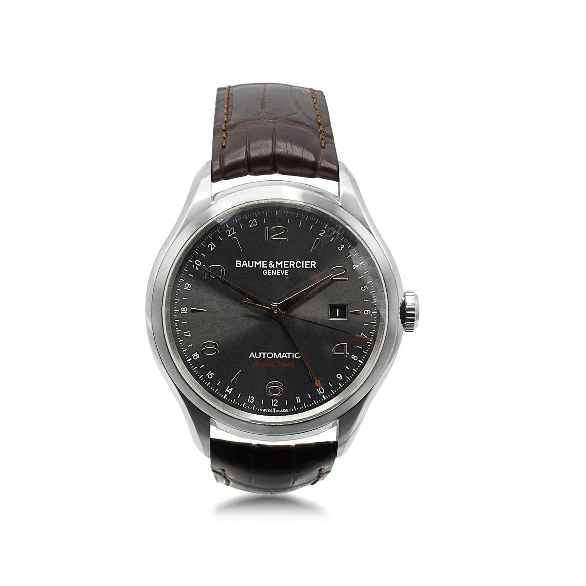 Baume & Mercier Clifton 43mm Automatic Date Steel Watch