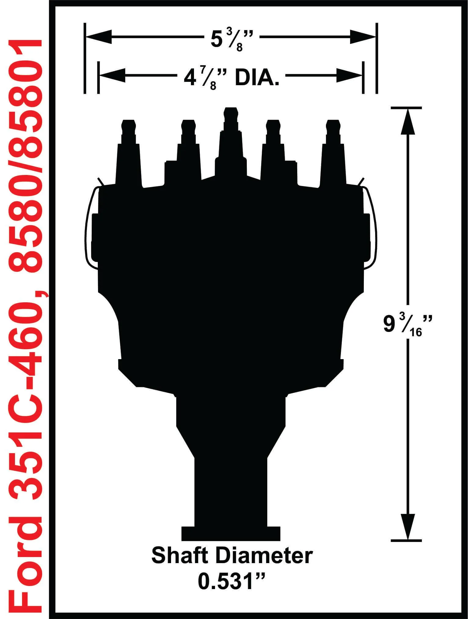 Billet Distributor MSD85801