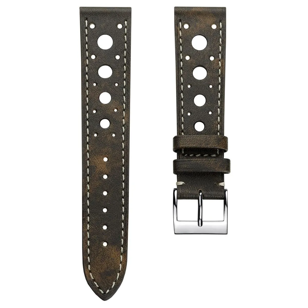 Boutsen Racing Handmade Patina Leather Watch Strap - Tempete