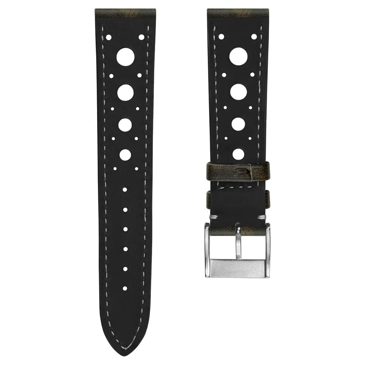 Boutsen Racing Handmade Patina Leather Watch Strap - Tempete