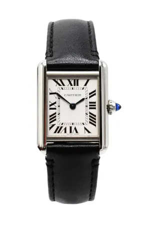 Cartier Tank Must Watch, Small Model, Steel - Ref WSTA0060