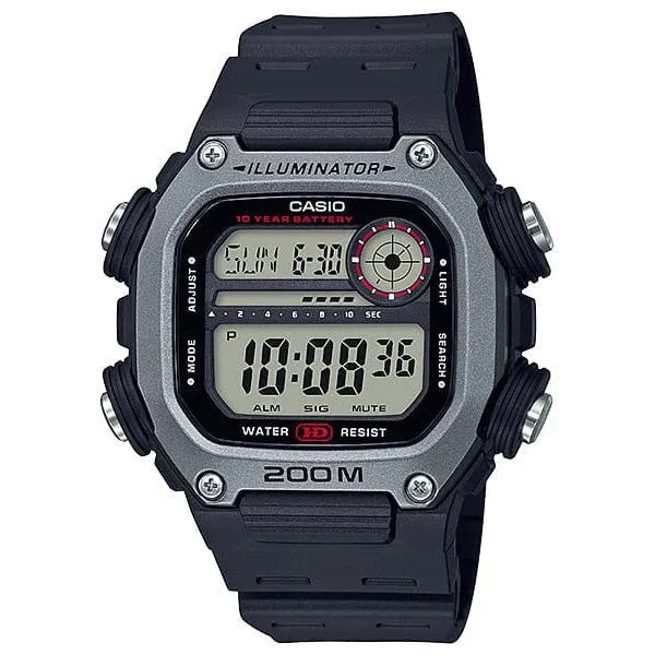 Casio Unisex Black Digital DW291H-1A/DW-291H-1AV