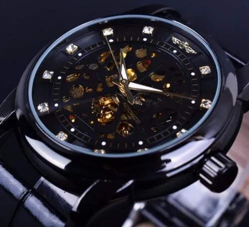 Classy Men Watch Royal Black