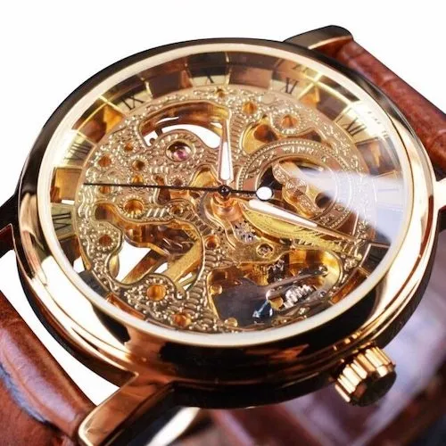 Classy Men Watch Superior Brown/Gold