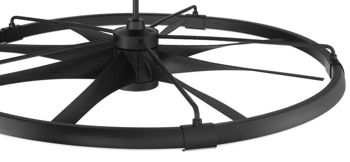 Craftmade AXL57FB8 Axel 52" Indoor|Outdoor Ceiling Fan Flat Black