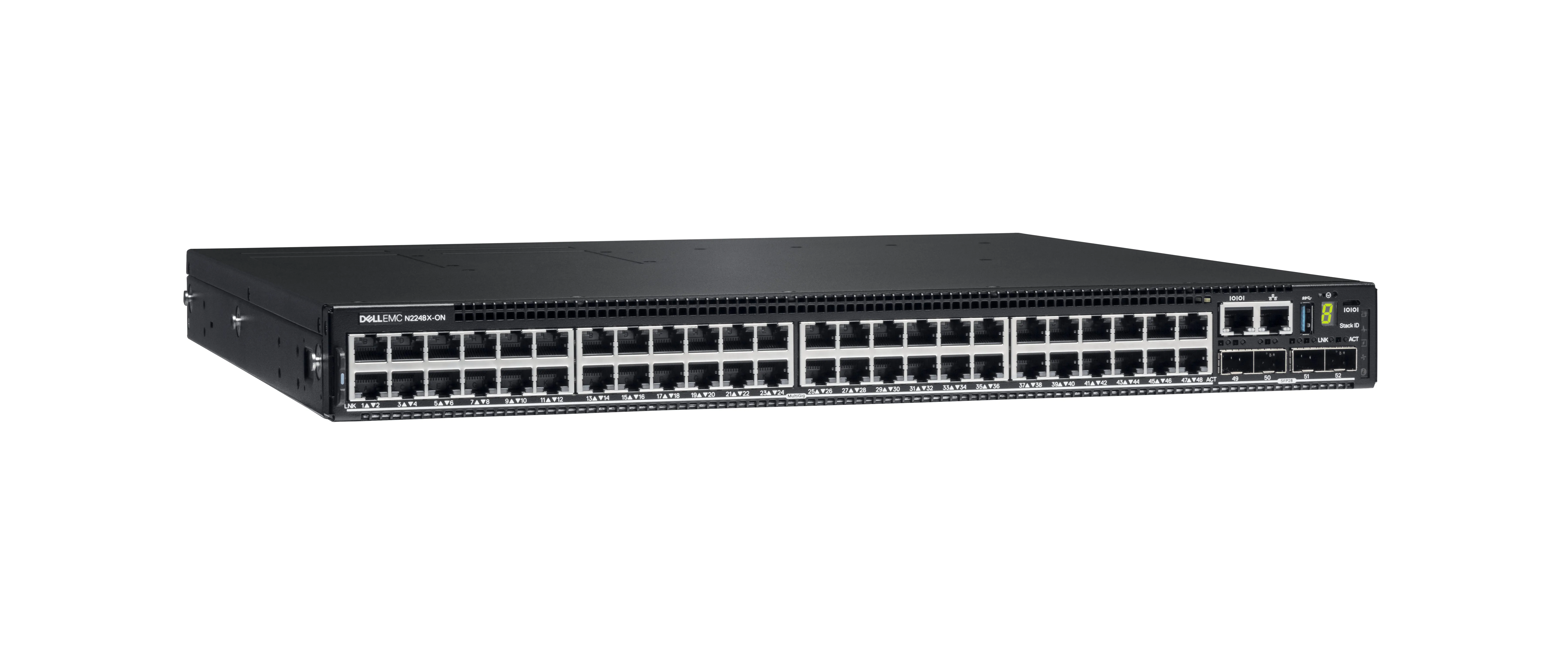 Dell Emc Powerswitch N2200-On Series N2248x-On - Switch - 48 Ports - Managed - Rack-Mountable - Campus Smart Value