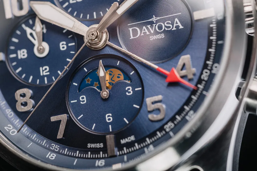 DVS Watch Newton Pilot Moonphase Chrongraph Limited Edition