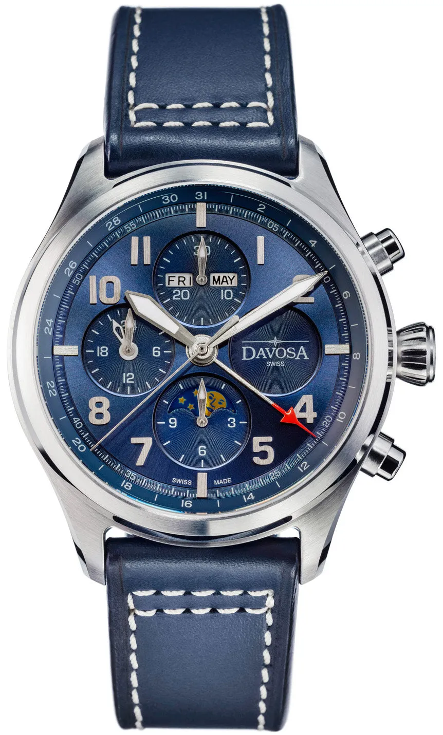 DVS Watch Newton Pilot Moonphase Chrongraph Limited Edition