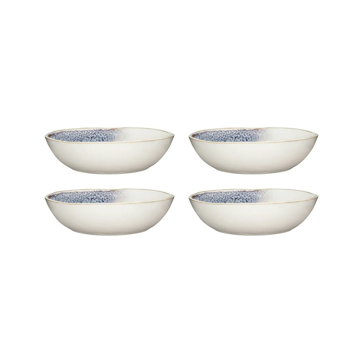 Ecology Atol Bowls 18cm Set of 4 Deep Blue