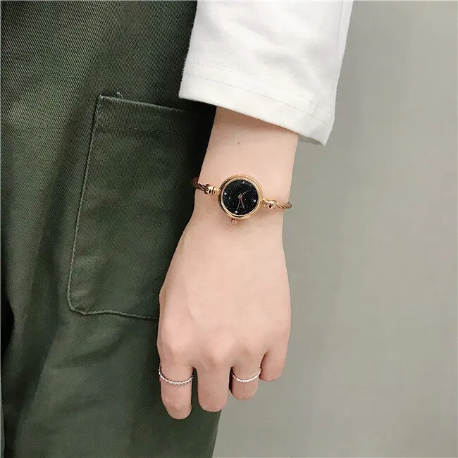 Elegant Ladies Bangle Wristwatches