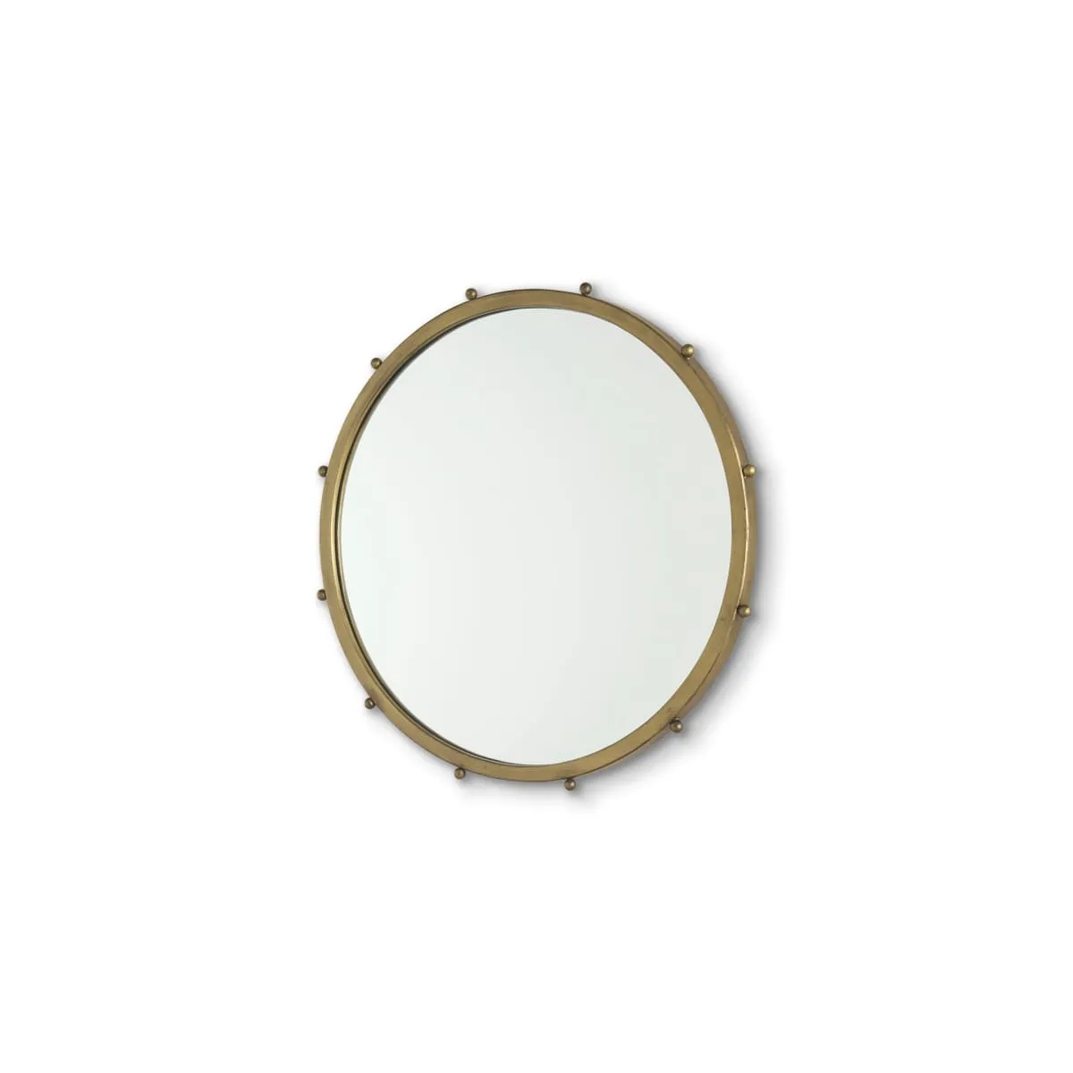 Elena Wall Mirror Gold Metal | 25"