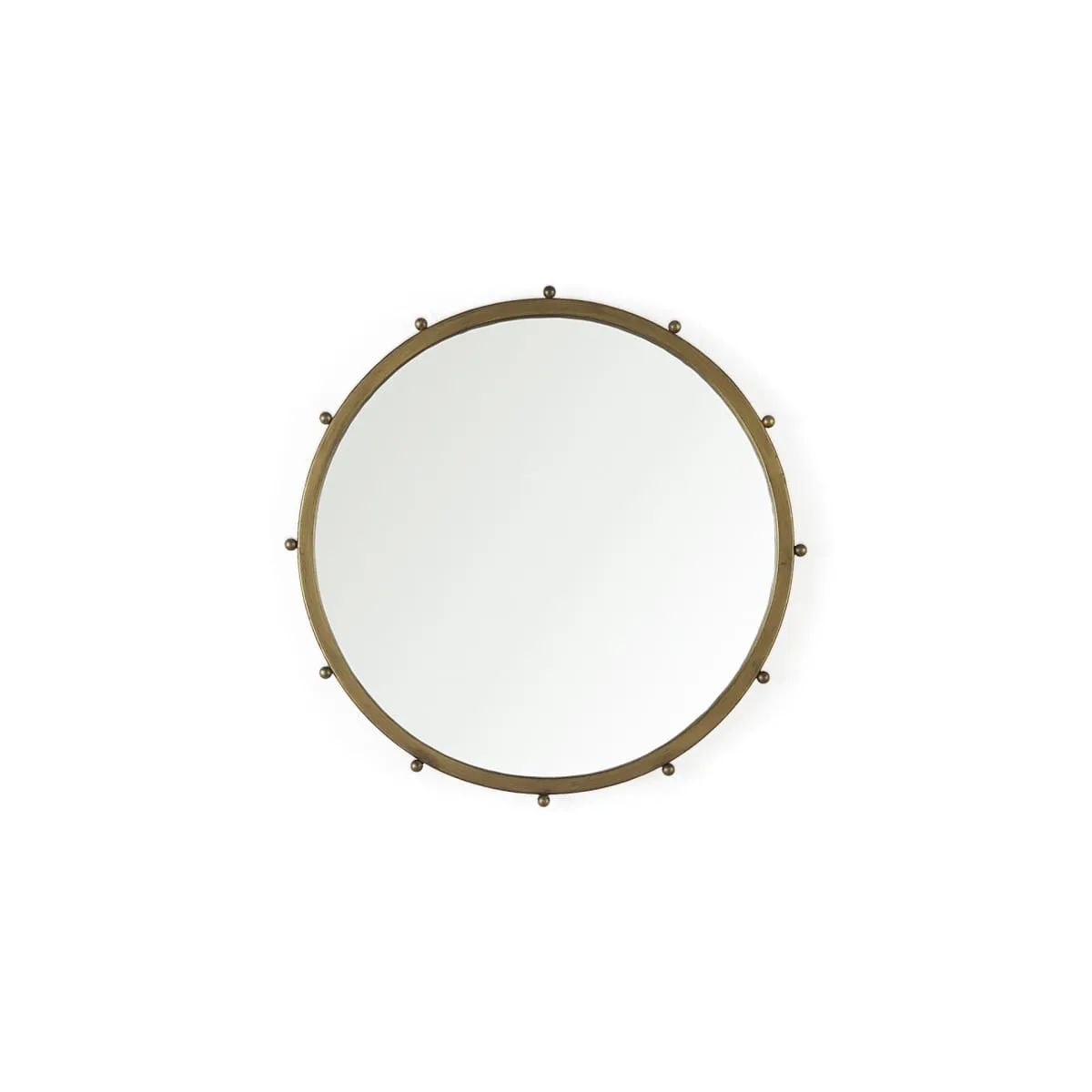 Elena Wall Mirror Gold Metal | 25"