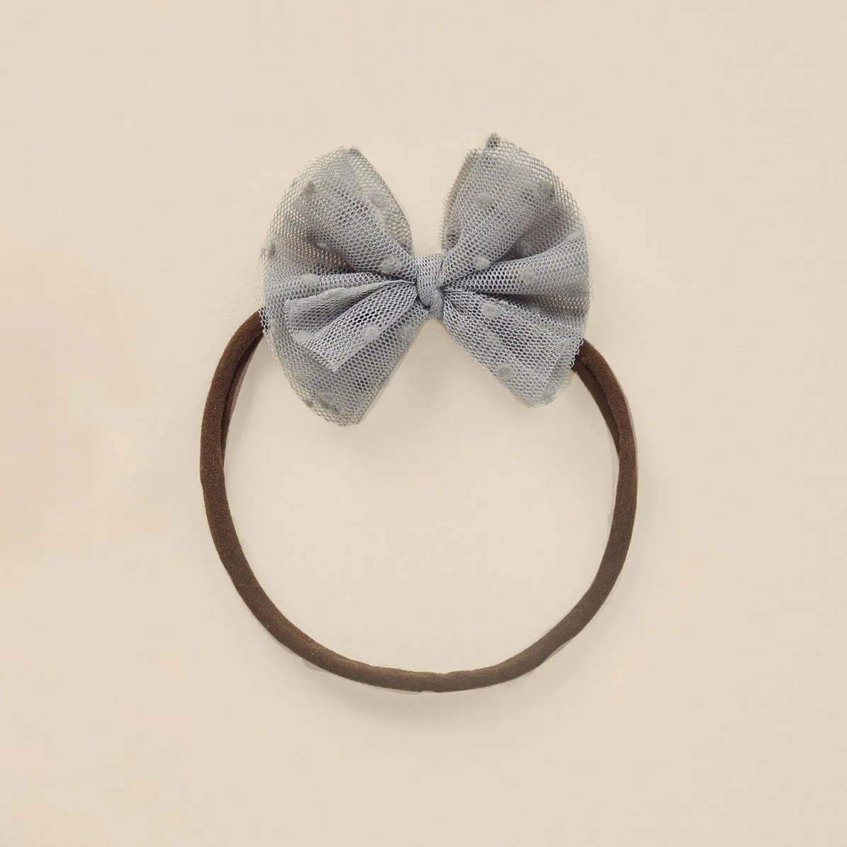 Flutter Tulle Headband - Vintage Blue