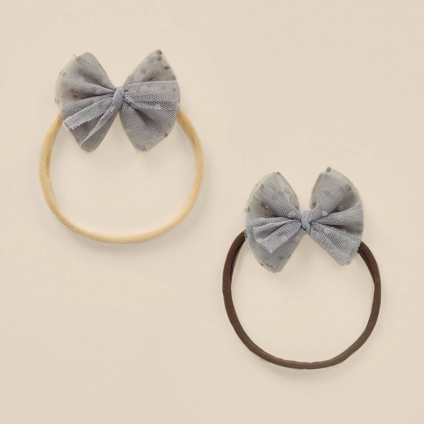 Flutter Tulle Headband - Vintage Blue