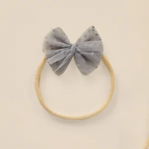 Flutter Tulle Headband - Vintage Blue