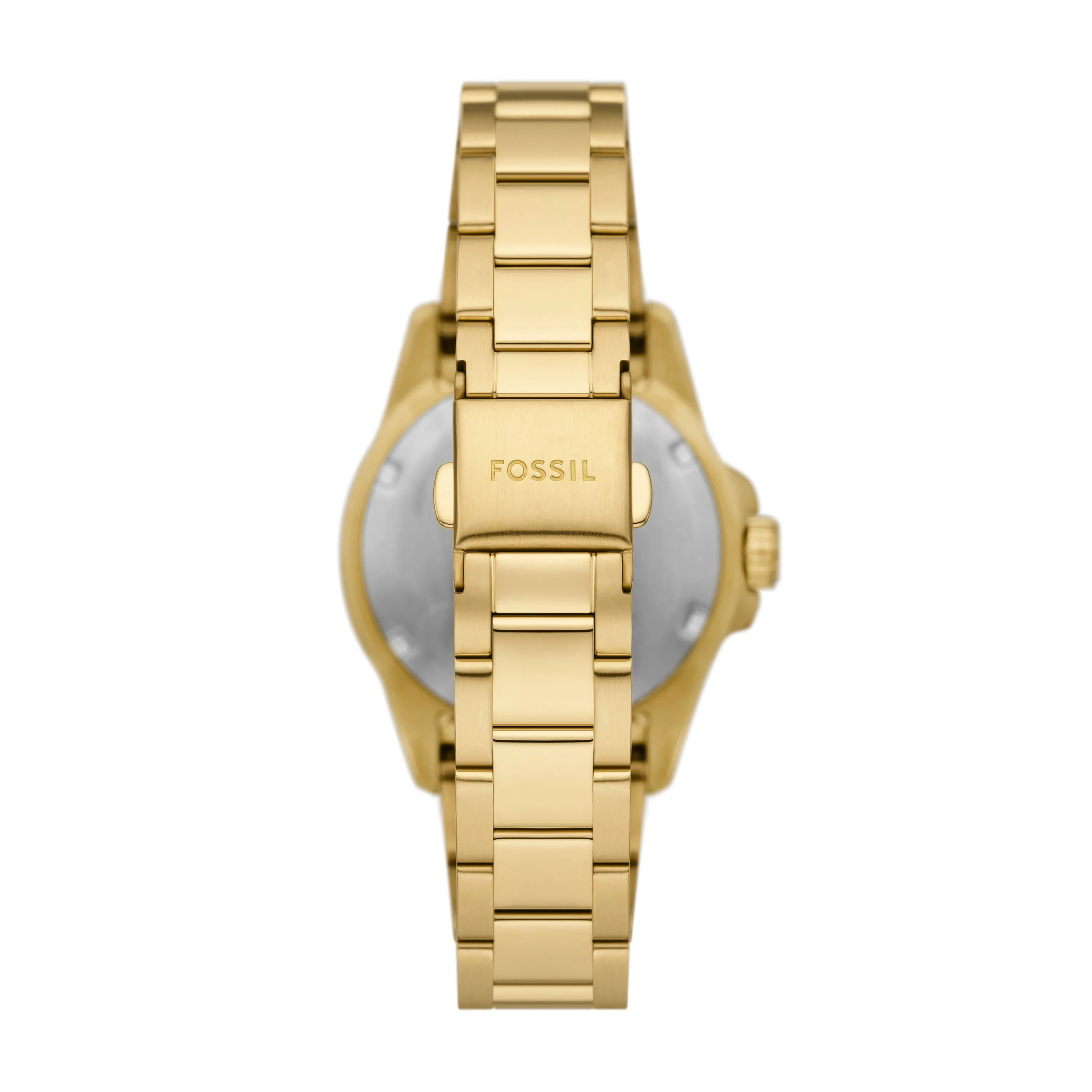 Fossil Blue Dive Three-Hand Gold-Tone Stainless Steel Watch