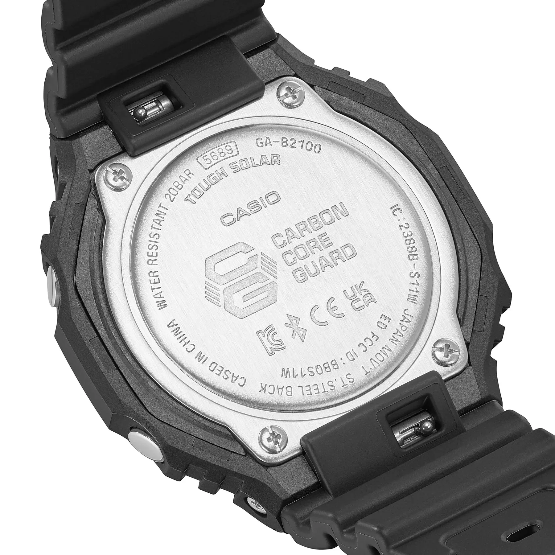 G-Shock Digital & Analogue Watch Solar Casioak Series GAB2100-1A / GA-B2100-1A