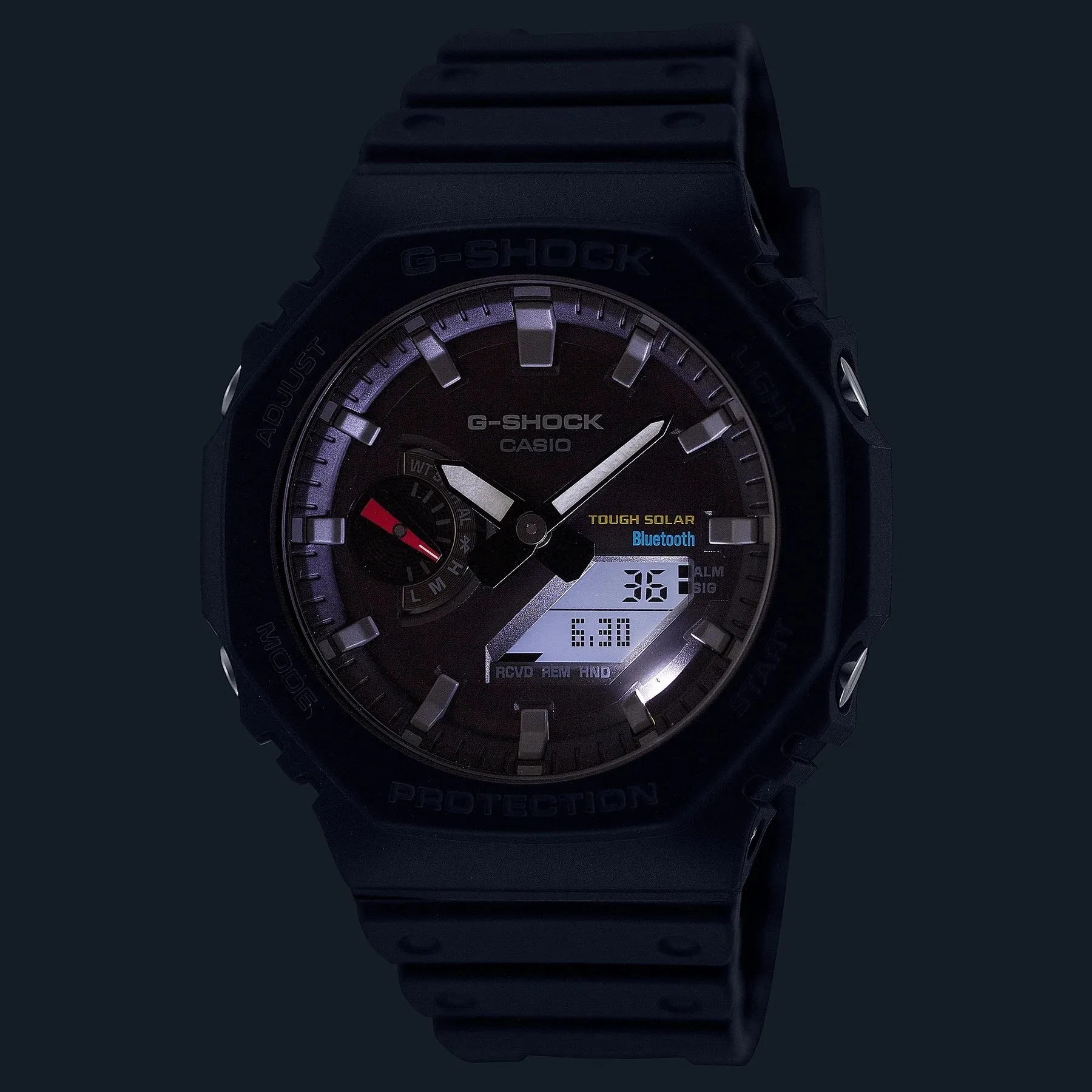 G-Shock Digital & Analogue Watch Solar Casioak Series GAB2100-1A / GA-B2100-1A