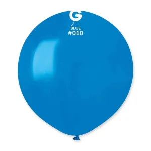 Gemar - 19" Blue Latex Balloons #010 (25pcs)