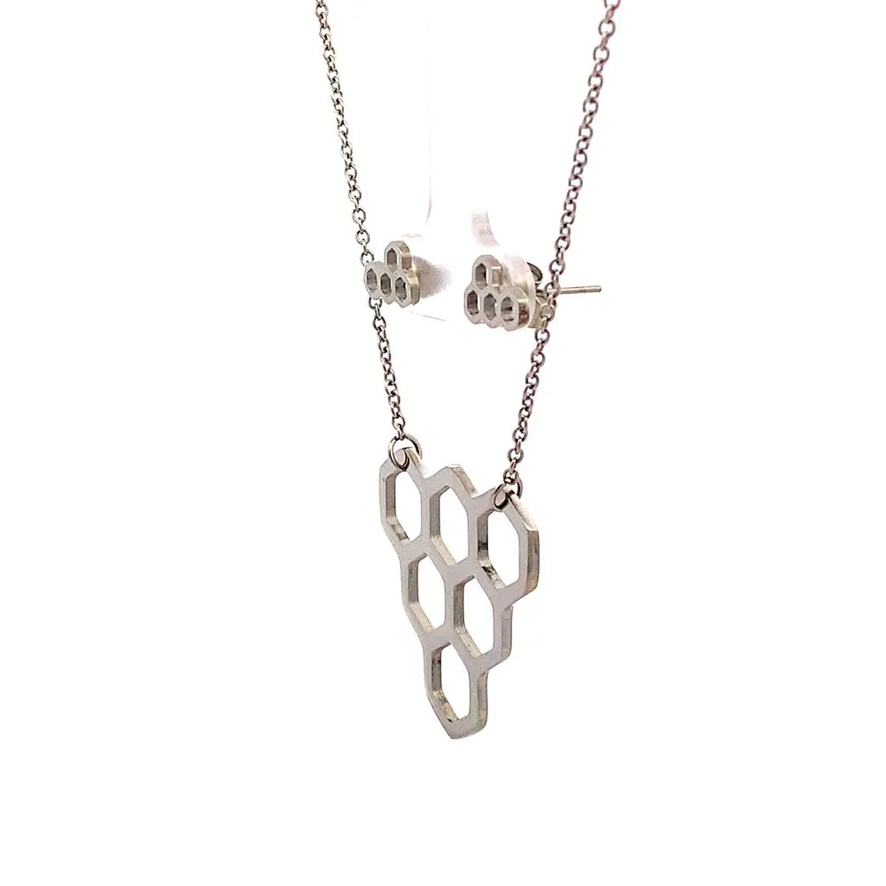 Honeycomb  Necklace For Women X3633