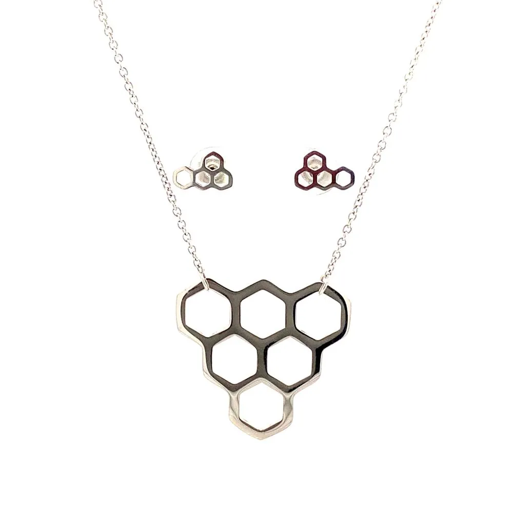 Honeycomb  Necklace For Women X3633