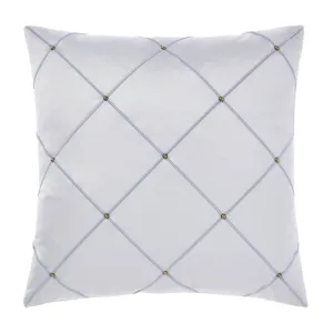 Jardin Navy 48 x 48cm Filled cushion by GRACE Linen House