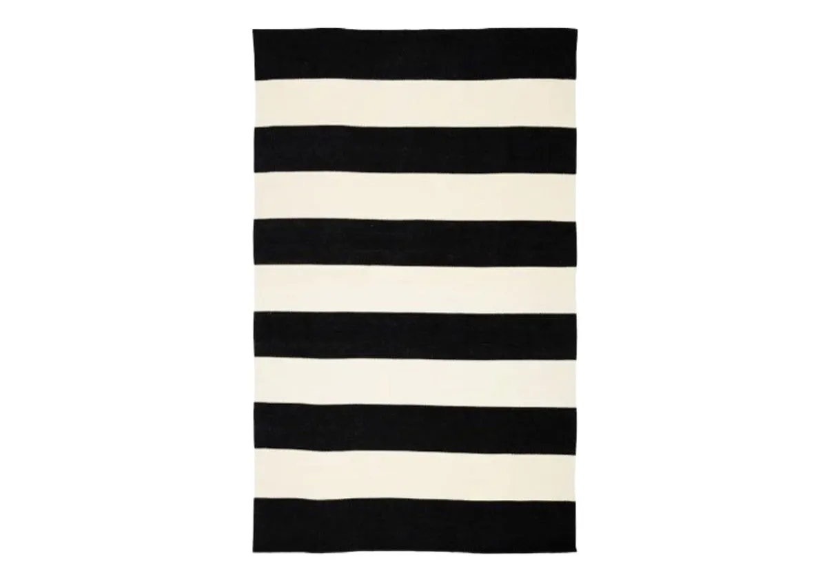 LANAI RUG | BLACK & IVORY