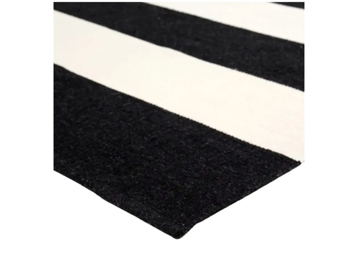 LANAI RUG | BLACK & IVORY