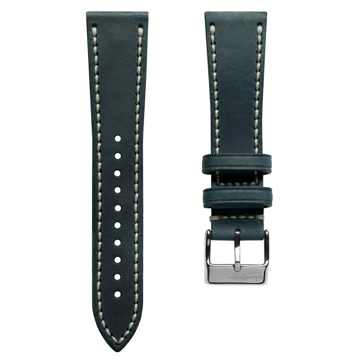 Lansdown Genuine Leather Watch Strap - Teal