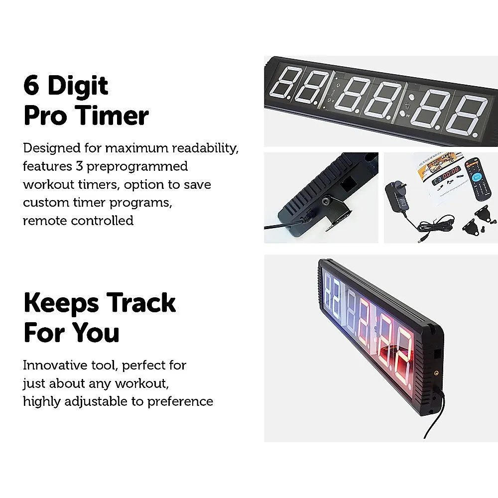 Large Display Digital Timer Interval Fitness Clock