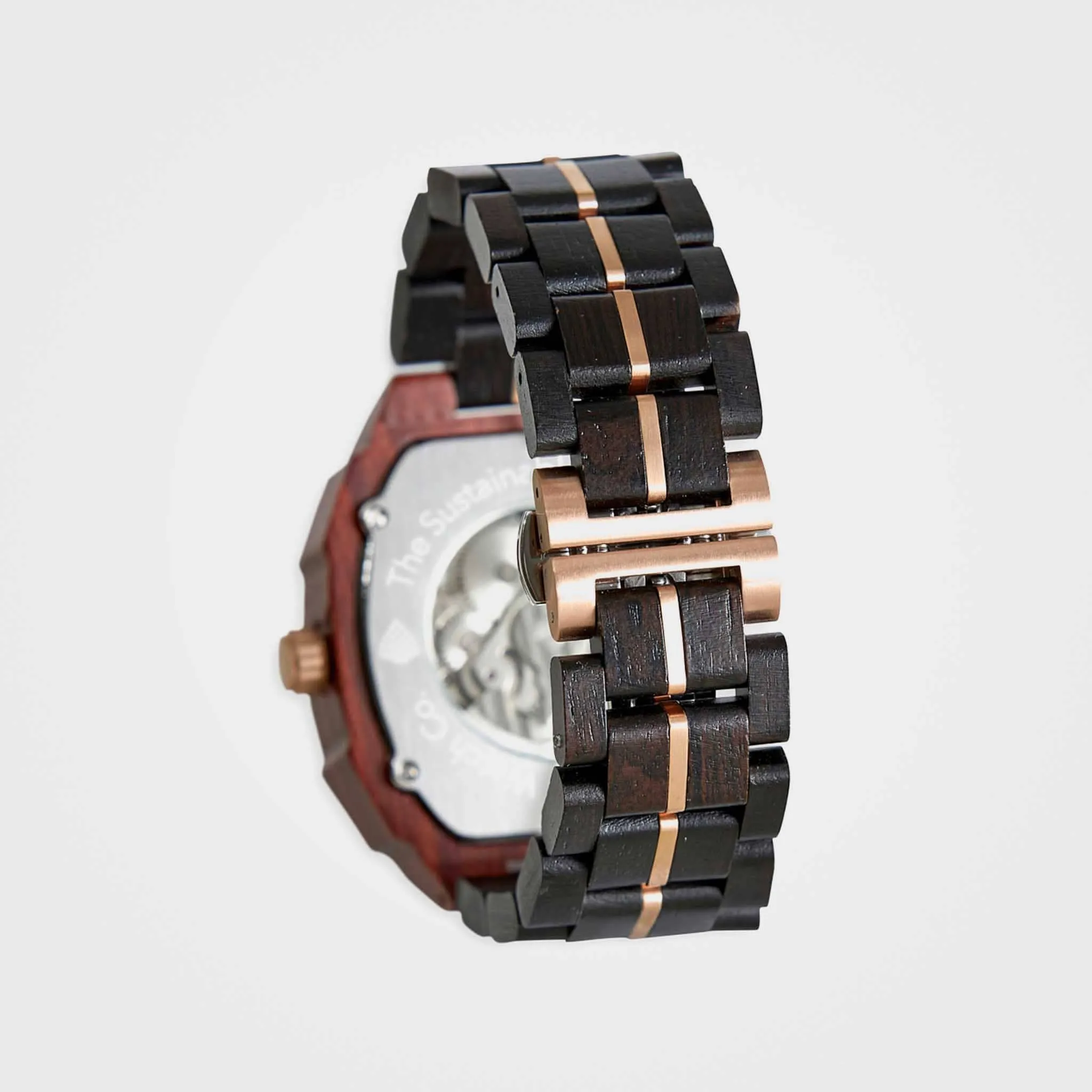 Luxury Handmade Mechanical Wristwatch For Men: The Mahogany