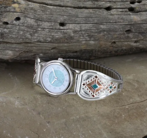 Montana Silversmith Two Tone Southwestern Beats Expansion Watch