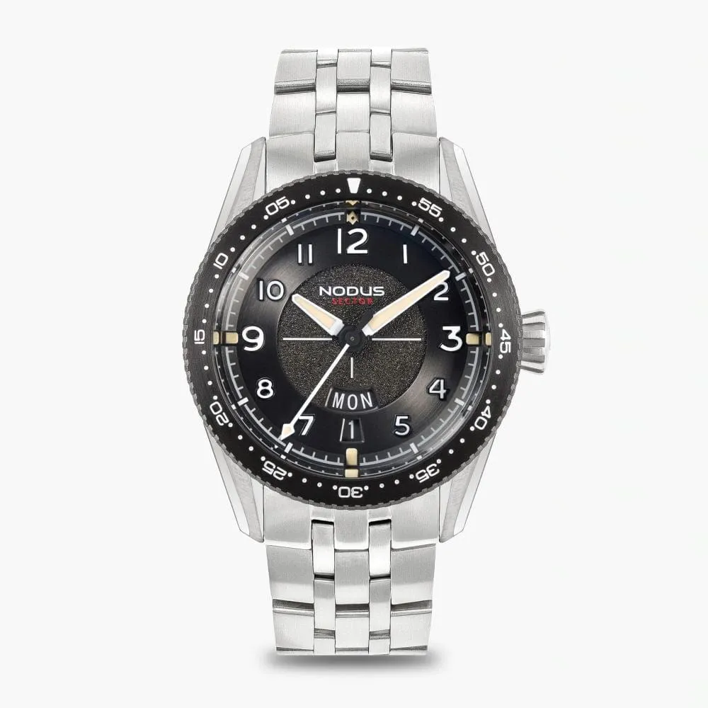 Nodus Sector Pilot Automatic Watch - Corsair Grey - DLC Bezel