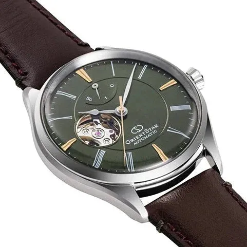 Orient Star Classic Semi Skeleton Men's Brown Watch RE-AT0202E00B