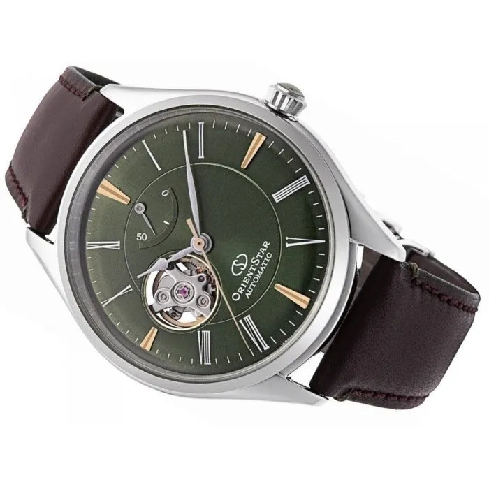 Orient Star Classic Semi Skeleton Men's Brown Watch RE-AT0202E00B