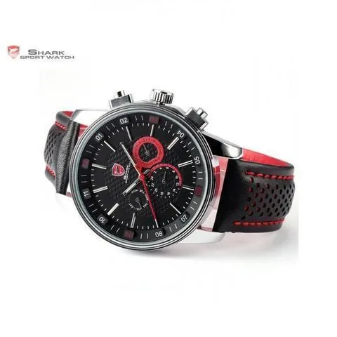 PACIFIC ANGEL Shark Sport Watch Black/Red SW 094