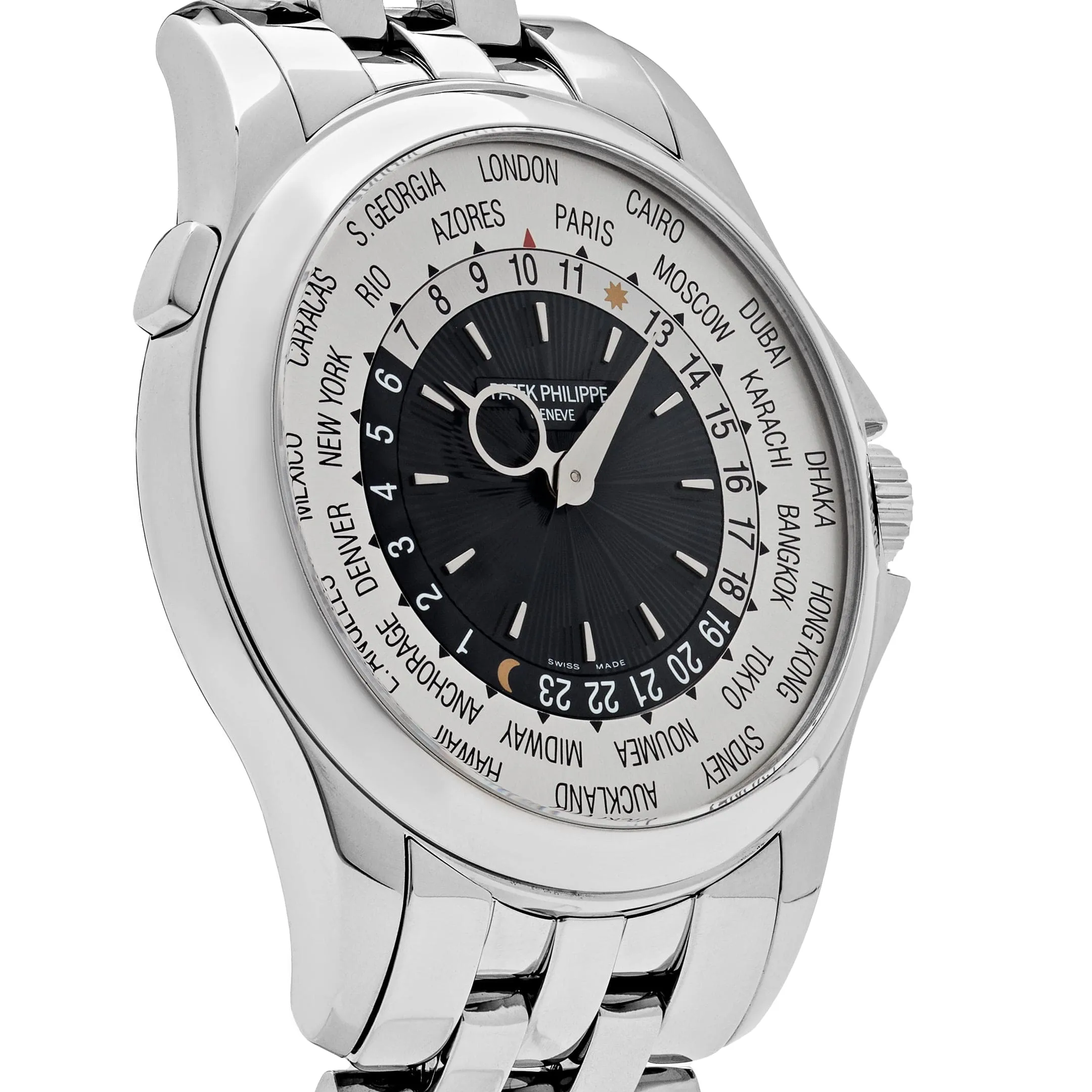 Patek Philippe Complications 5130/1G-010 World Time White Gold