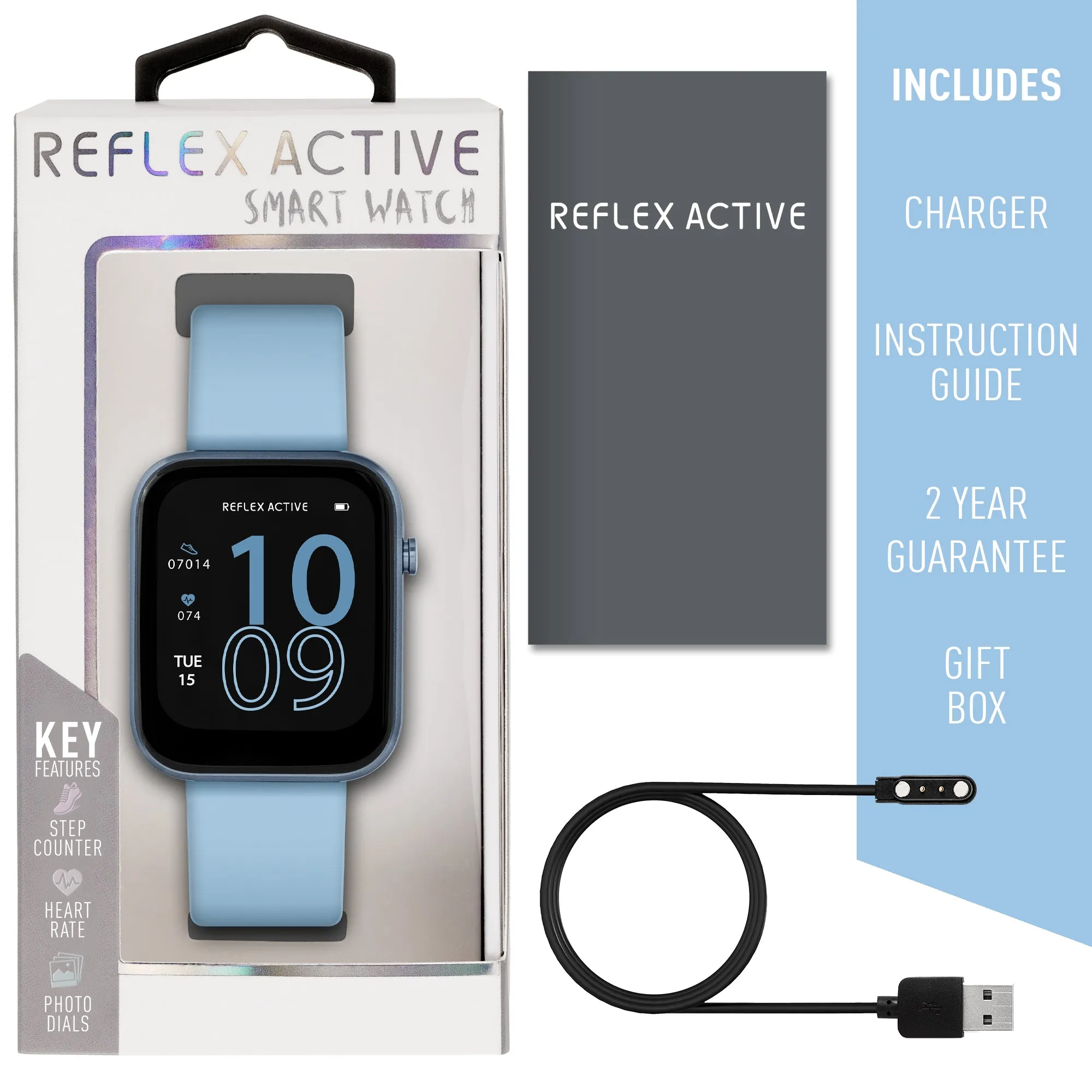 Reflex Active Denim Blue Smart Watch Series 12 RA12-2153